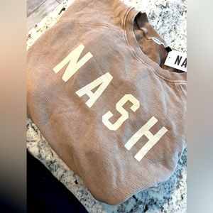 Brand New NASH brand sweatshirt. Never worn, tags still on